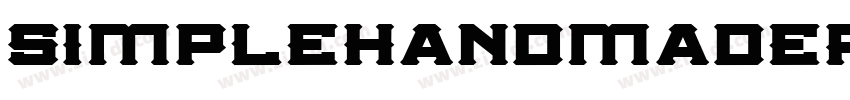 SimpleHandmadeRegula字体转换