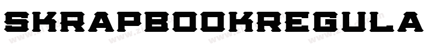 SkrapbookRegula字体转换