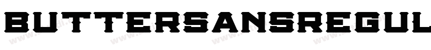 buttersansRegula字体转换
