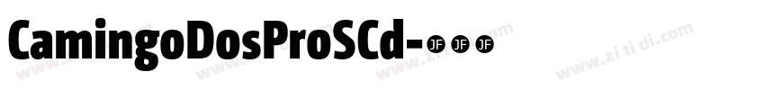 CamingoDosProSCd字体转换