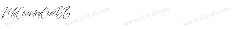 MyCountryCodeBB字体转换