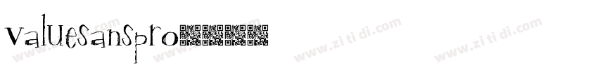 ValueSansPro字体转换