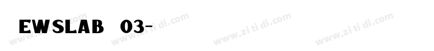 NewslabW03字体转换