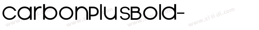 CarbonPlusBold字体转换