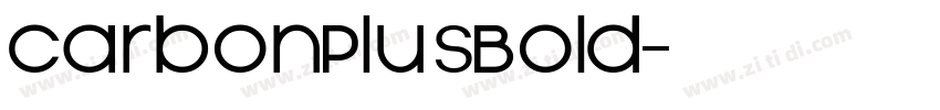CarbonPlusBold字体转换