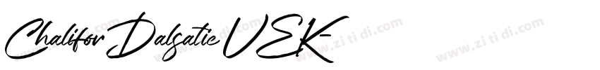ChaliforDalsaticVEK字体转换