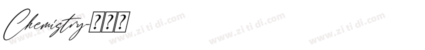 Chemistry字体转换