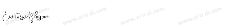 EivitarriBlossom字体转换