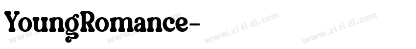 YoungRomance字体转换