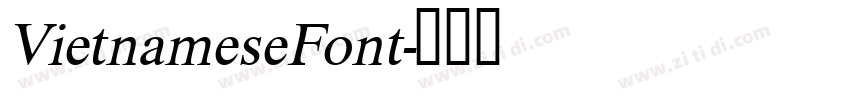 VietnameseFont字体转换