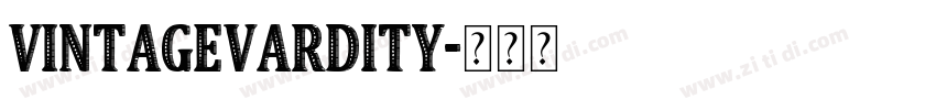 VintageVardity字体转换