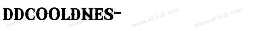 DDCOOLDNES字体转换