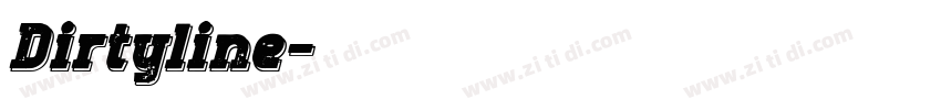 Dirtyline字体转换