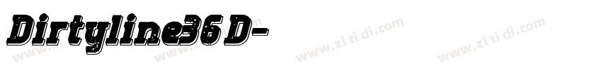 Dirtyline36D字体转换