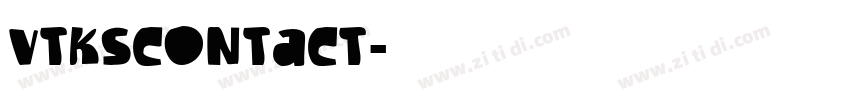 VTKSCONTACT字体转换