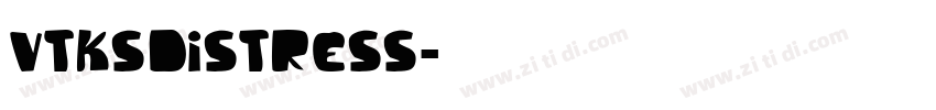 vtksdistress字体转换