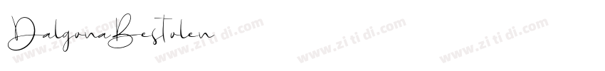 DalgonaBestolen字体转换
