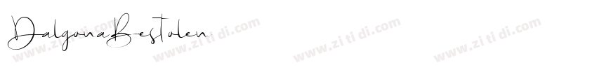 DalgonaBestolen字体转换