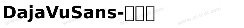 DajaVuSans字体转换