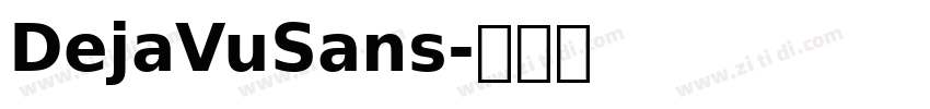 DejaVuSans字体转换