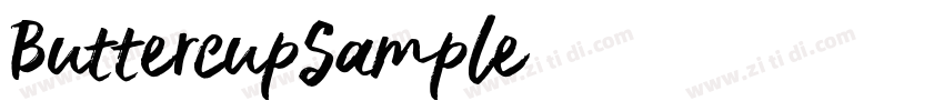 ButtercupSample字体转换