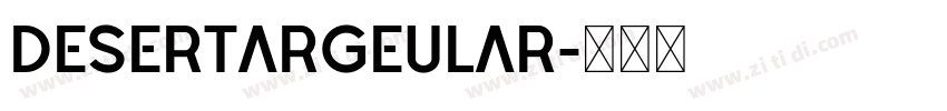 DesertaRgeular字体转换