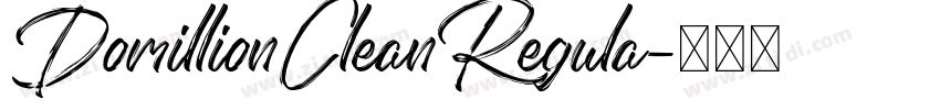 DomillionCleanRegula字体转换