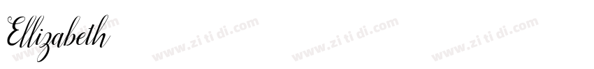 Ellizabeth字体转换