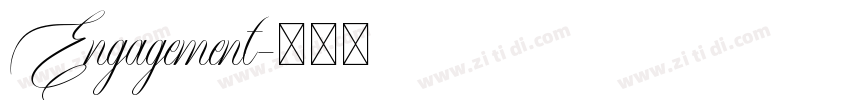 Engagement字体转换