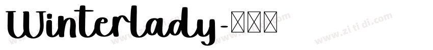 Winterlady字体转换