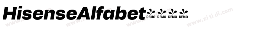 HisenseAlfabet字体转换