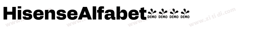HisenseAlfabet字体转换