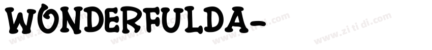 WonderfulDa字体转换