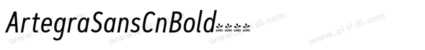 ArtegraSansCnBold字体转换