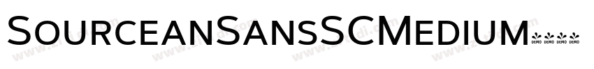 SourceanSansSCMedium字体转换