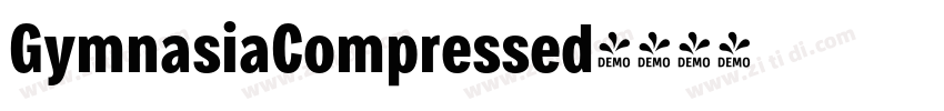 GymnasiaCompressed字体转换