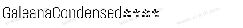 GaleanaCondensed字体转换