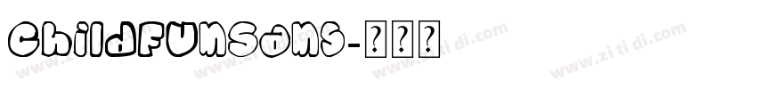 childFunSans字体转换