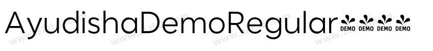 AyudishaDemoRegular字体转换 AyudishaDemoRegular字体转换