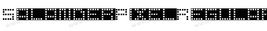 SalanderPixelRegular字体转换