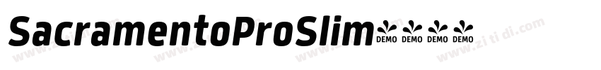 SacramentoProSlim字体转换