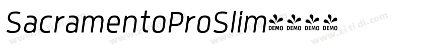 SacramentoProSlim字体转换