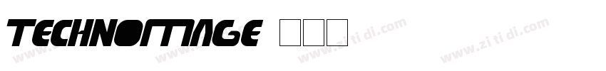 Technomage字体转换