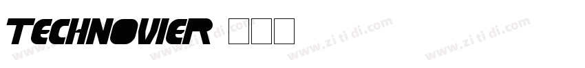 Technovier字体转换