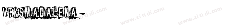VtksMadalena字体转换