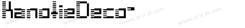 KanotieDeco字体转换