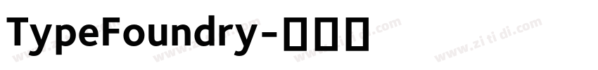TypeFoundry字体转换