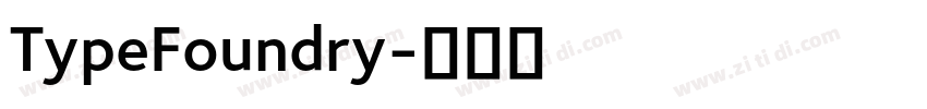 TypeFoundry字体转换