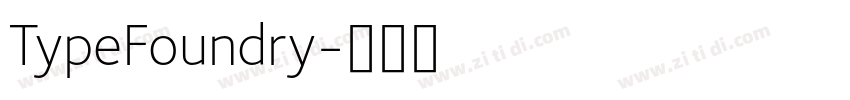 TypeFoundry字体转换