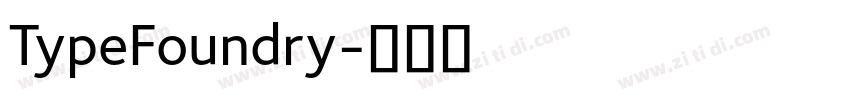 TypeFoundry字体转换
